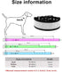 Rhinestone Dog Collar, Dazzling Sparkling Soft Comfortable Reflective Large Dog Collar Crystal Diamond Collar for Small Medium & Large Dogs (M, Purple)
