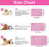 Dono 1 Pack 6 Dog Blanket - Soft Fluffy Fleece Puppy Blanket for Small Medium Large Dogs, Pink Paw Print Warm Sleep Mat