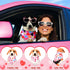 120 Youyole Pcs Valentine's Day Dog Bandana Bulks Love Dog Bandanas Valentine's Day Pet Scarf Soft Cat Triangle Scarves
