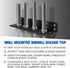 Yes4All Vertical Wall Mounted Olympic Barbell Holder, Barbell Storage Rack for Home Fitness Equipment