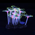 Glowing Fish Tank Decorations, 4 pcs Glow Aquarium Decoration Plants Kit with Sea Anemone Coral Ornaments