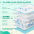 ZTAICOMGO 23"x17" 100 Count 200pcs 6-Layer Disposable Diaper Pads Pee Pads for Dogs Disposable Training Pads Plus