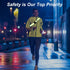 Little World Reflective Belt - 2 Pcs PT Belt, Reflective Running Gear for Men and Women, Green and Orange