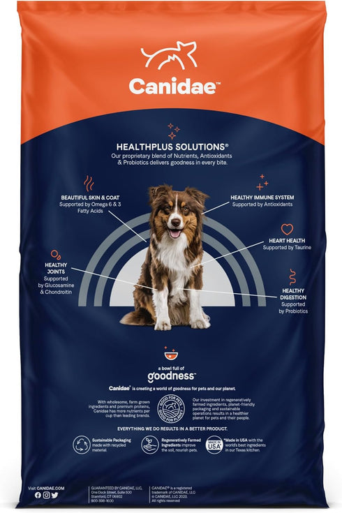 Canidae Pure Limited Ingredient Premium Adult Dry Dog Food - Real Chicken, Lentil & Potato Recipe, 4 lbs