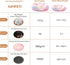 Calming Dog Bed - Round Donut Washable Bed for Small Medium Large Dogs, Anti-Slip Faux Fur Fluffy Cuddler (L 36''x36'',