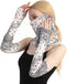 Unisex UV Protection Neck Gaiter and Sun Arm Sleeves Set, Ice Silk Neck Gaiter, Cooling Arm Sleeve, Bandana for Hiking