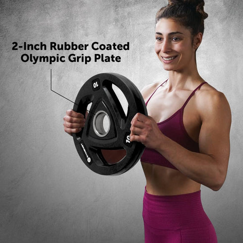 Gymenist Weight Plates for Home and Gym Use for Men and Women