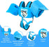 Kids Swim Vest Life Jacket for Boys and Girls - Toddler Floaties with Shoulder Harness Arm Wings for Ages 2-7