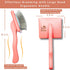 2-in-1 Slicker Brush & Comb for Golden Retriever & Doodle - Easy Detangling & Deshedding for Long Curly Haired Doodle
