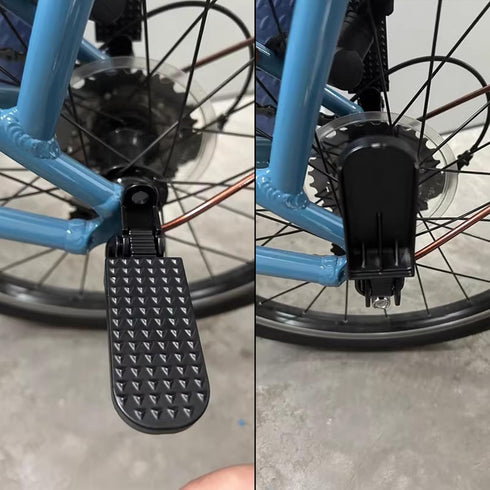 Scooter Footpegs - E-bike Footpeg in Aluminum Alloy, Length 17cm/6.7", Compatible with Scooter Mopeds E-Bike