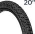 Schwinn Replacement Bike Tire, Mountain Bike, Fast Rolling Tread, 20 x 2.12-Inch