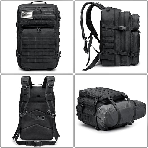 G4Free 40L Military Tactical Backpack, 3 Day Assault Survival Molle Pack Bug Out Bag