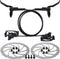 TOBWOLF 1 Pair MTB Disc Brake Set, Mechanical/Hydraulic Disc Brake Kit with 160mm Rotor for Bicycle