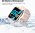 Fitness Tracker Watch with Blood Oxygen, Blood Pressure & Heart Rate Monitor - 50 Meters Waterproof Smart Watch