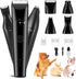 4 in 1 Dog Grooming Kit with USB-C Charging, Paw Trimmer for