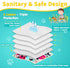 3 Pack Washable Dog Diapers Female Reusable Premium Highly Absorbent Doggie Diapers, Flexible Puppy Diapers, Durable