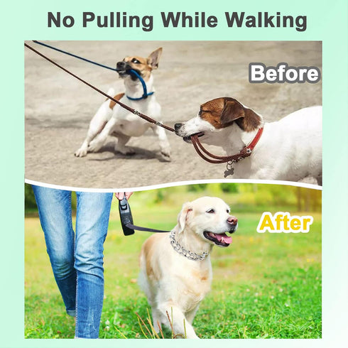 Prong Training Collar for Dogs, Adjustable Pinch Collar with Quick Release Buckle, No Pull Collar for All Breeds