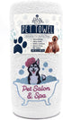 DAN RIVER 100% Cotton Dog Bath Towel, Ultra Soft 450 GSM, Quick Drying, 20x40 inches, White