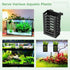 Lnrueg 8PCS Aquarium Plant Holder with Hooks, Upgraded Hanging Rimmed Tank Plant Pot Cups for Aquaponic Planter