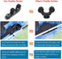Kayak Paddle Holder Save Track Space Fishing Net Holder for Fishing Kayak Track Mount Accessories