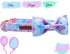 Elegant Little Tail Dog Collar with Bow, Soft & Comfy Bowtie Adjustable Pet Gift Collars for Small to Large Dogs
