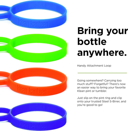 Klean Kanteen Pint Ring 4 Pack, Multi Color, 4 CT