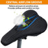 Souke Sports Bike Seat Cover, Gel Padded Bike Seat Cushion, Bicycle Saddle Pad for Women Men with Hollow Design, Water