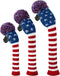 Scott Edward Golf Headcovers Set of 3 for Woods - Fits Driver(460cc), Fairway Wood & Hybrid - Perfect for Golf Bag