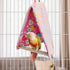 Bird Plush Perch Tent, Winter Warm Triangle Hammock Nest Bed for Parrot, Budgie, Parakeet, Cockatiel, Lovebird (M)