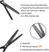 Dream Reach 7.0 Inch Professional Pet Cat Dog Grooming Shears Scissor Kit, Straight, Curved, Thinning