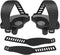 Dual-Function Bike Pedals - 9/16" SPD & Toe Cage Compatible for Road,