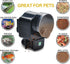 Lychee Aquarium Fish Feeder, Automatic Fish Food Dispenser with Timer for Holiday Vacation (AF-2003)