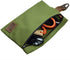 Hide & Drink Water Resistant Canvas Camping Pouch, Utility Bag, Handmade Storage Case, Outdoors Accessories - Olive