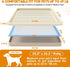 22 22 Inches Dog Pee Pad Holder for Small and Medium Dogs, Two-Layer Mesh Dog Potty Tray, Indoor Puppy Pad Holder