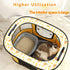 Medium Blue Foldable Pet Playpen for Indoor Use