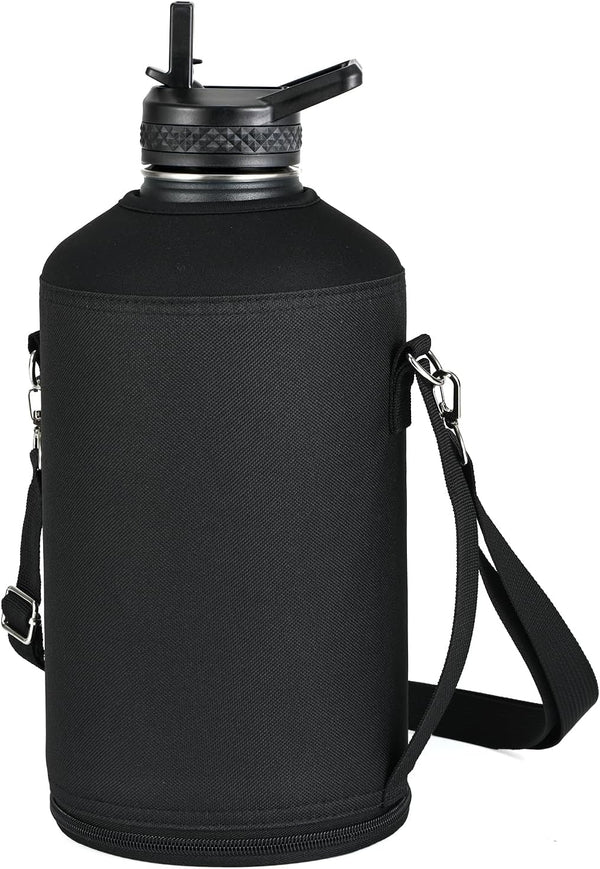 RAYMYLO Water Bottle Holder Carrier Bag Crossbody with Adjustable Shoulder Strap, 64