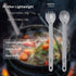 Titanium Spork Long Handle - Ultra Lightweight Camping Utensil for Backpacking, Hiking, Outdoors