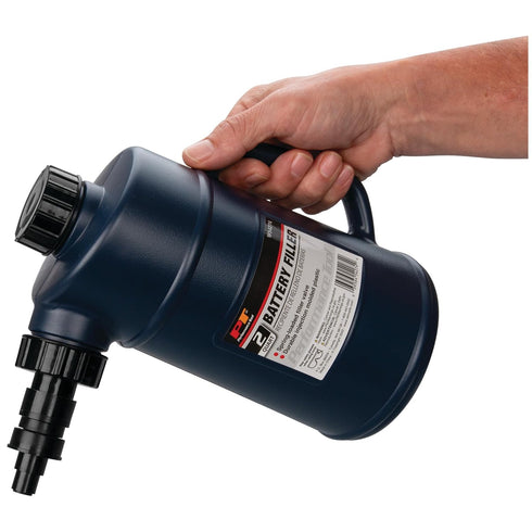 Performance Tool W54274 Battery Filler, 2 Quarts, Auto Shut Off, Drip-Free Valve for Golf Cart & Deep Cycle Battery