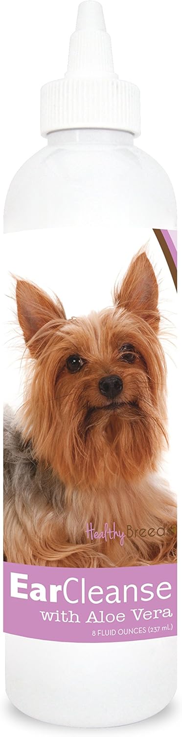 Healthy Breeds Silky Terrier Ear Cleanse with Aloe Vera Sweet Pea and Vanilla 8 oz