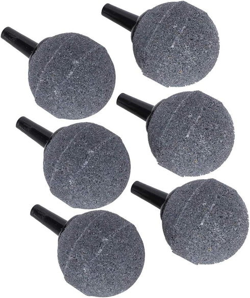 Aquarium Bubble Stone, 6 PCS Air Stone Bubble Ball Shape 25mm Mineral Bubble Diffuser Airstones for Fish