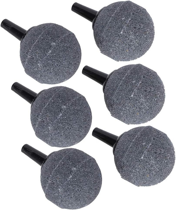 Aquarium Bubble Stone, 6 PCS Air Stone Bubble Ball Shape 25mm Mineral Bubble Diffuser Airstones for Fish