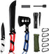Mossy Oak Hatchet and Machete Knife Set with Sheath, One-Piece Axe & Hunting Knives, Ideal Gift for Men