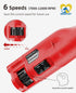 (45db) 6-Speed 2 3 Trimmer Casfuy Dog Nail Grinder Quiet - Pet Nail Grinder with LED Lights for Large Medium Small