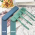Large Reusable Plastic Utensils Set with Case, Travel Fork Spoon Knife Chopsticks for Lunch Box, Portable Cutlery for