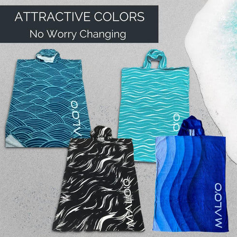 Swimming Malo'o Mehana Changing Poncho - Cotton - Great for After Surfing