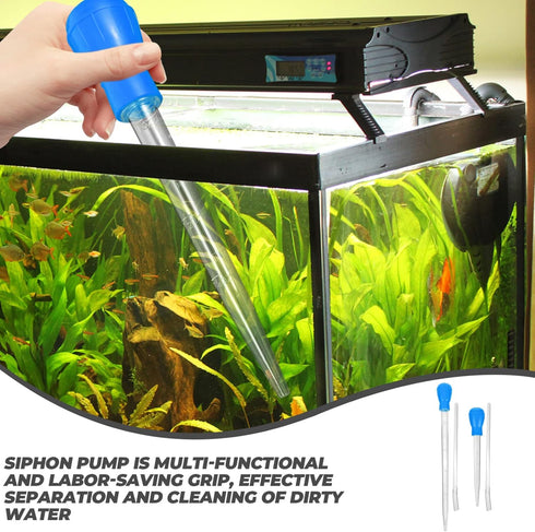Fish Tank Water Changer, 16 inch Aquarium Clean Dropper, Waste Remover and Coral Feeder