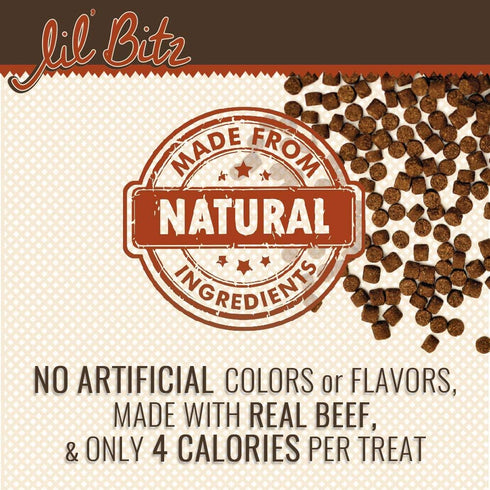 Lil' Bitz Training Treats for Dogs and Cats, 1 Pack, Hickory Smoked Beef