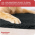My Doggy Place Microfiber Dog Mat 18" x 24" Charcoal, Absorbent Quick-Drying Dog Paw Cleaning Mat, Non-Slip Rubber