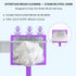 Dog Slicker Brush for Goldendoodles, Poodles & Long Haired Dogs - Long Pin Doodle Brush & Pet Comb Kit Removes Tangles