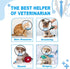 Supet Dog Cone Collar Adjustable After Surgery - Comfortable Pet Recovery Collar for Large Medium Small Dogs